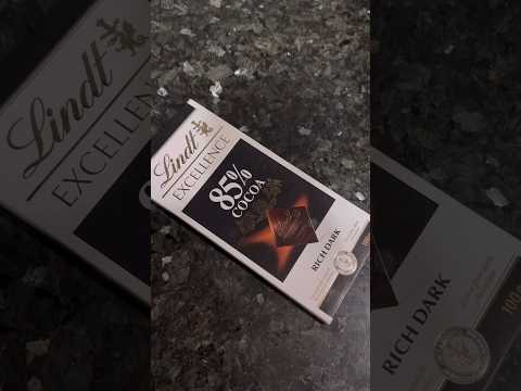 Lindt Dark Chocolate | 85% Cocoa| Unboxing #asmr #food #unboxing