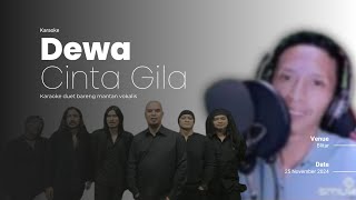 Download lagu cinta gila - DEWA | Karaoke duet bareng mantan vokalis mp3 Download lagu cinta gila - DEWA | Karaoke duet bareng mantan vokalis mp3