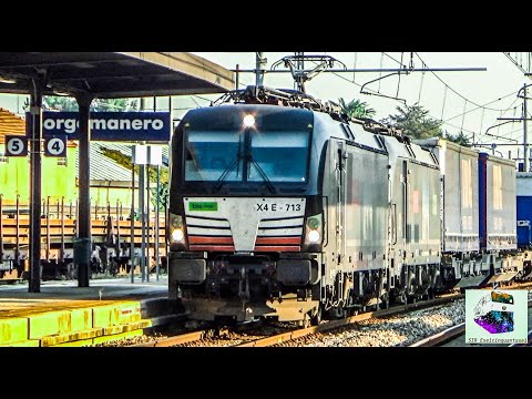 Doppia di E193 BLS Cargo/MRCE con il TEC Novara Boschetto - Domo II In partenza da Borgomanero