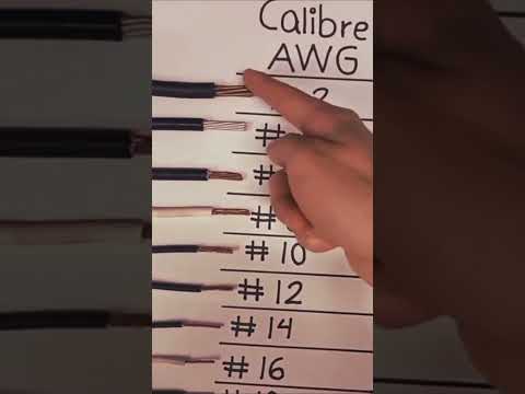 Calibres, Resistencia y Amperaje de los Cables#cable#termomagnetico #calibres#potencia#voltios#short