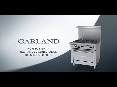 US Range U-Series Open Burner Pilot - How to Light