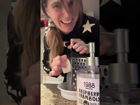 How to turn bar soap into liquid hand soap! #diy #soap #easy