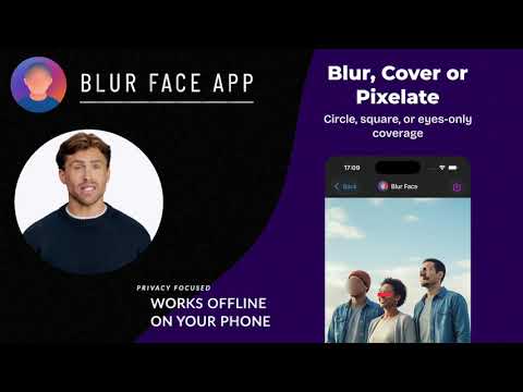 Blur Face - photo and video video preview