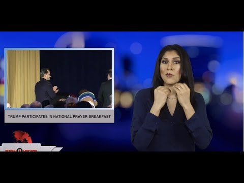 Trump participates in national prayer breakfast (ASL - 2.7.19)