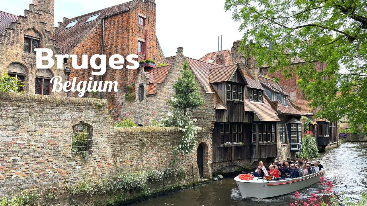 Immersive street-level walking tour through Bruges, Belgium, showcasing authentic urban landscapes, local architecture, and the vibrant atmosphere of the city's neighborhoods