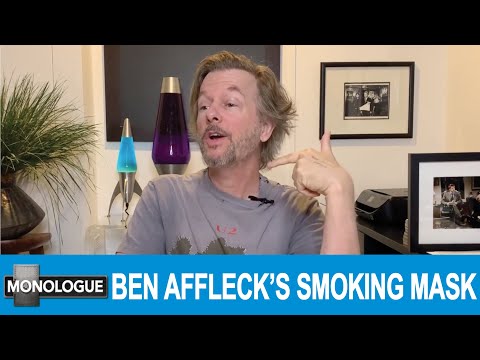 Ben Affleck smokes with a mask - IN THE BUNKER MONOLOGUE (04/27/2020)