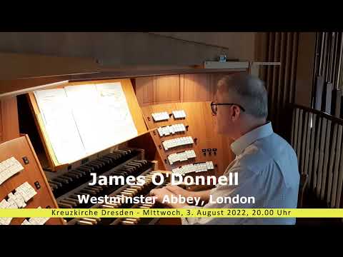 James O'Donnell, Organist an der Londoner Westminster Abbey in der Kreuzkirche Dresden