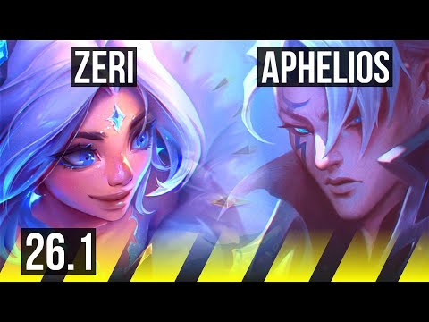 ZERI & Braum vs APHELIOS & Yuumi (ADC) | KR Master | 26.1