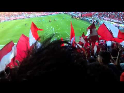 "Recibimiento vs Rasin" Barra: La Barra del Rojo • Club: Independiente