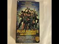 Opening To Police Academy 2 Their First Assignment VHS 2002
