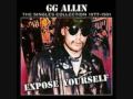 GG Allin - Feces & Blood - Bacteria of the Soul