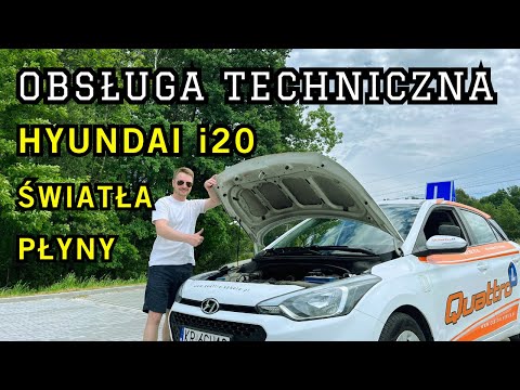 Hyundai i20 Technical Service Lights Fluids