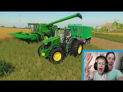 , title : 'We try out Farming Simulator 19 | Part 1 Starting the farm | Tractor game'