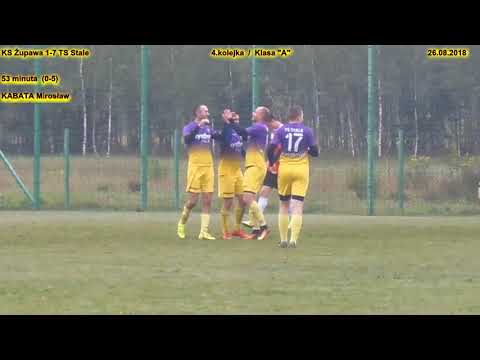 KS Żupawa - TS Stale (0-5 Kabata Mirosław) 26.08.2018 / Klasa "A"