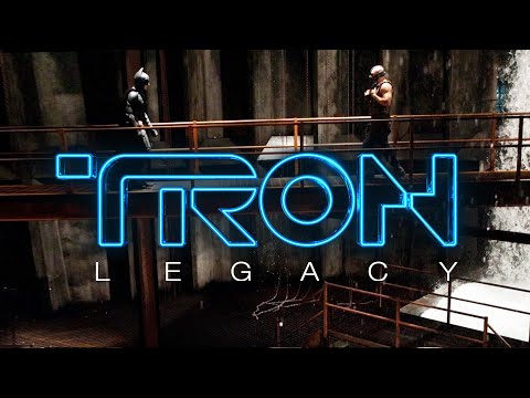 Batman vs. Bane fight (with music from TRON: LEGACY)