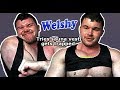 Big Muscle guy tries sauna vest, gets trapped