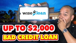 $2,000 WISE LOAN | BAD CREDIT ACCEPTED | EASY APPROVAL