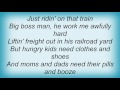 Stan Ridgway - God Sleeps In A Caboose Lyrics