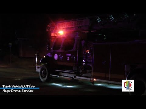 Structure Fire 1504 Holmes Rd, Hays, KS 10/14/19