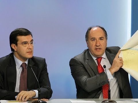 Rueda de prensa de José Luis Ayllón y José Ignacio Landaluce sobre Gibraltar