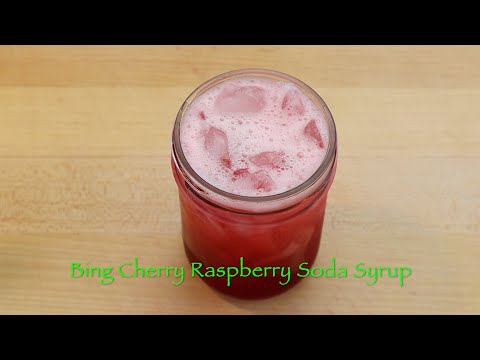 Bing Cherry Raspberry Soda Syrup