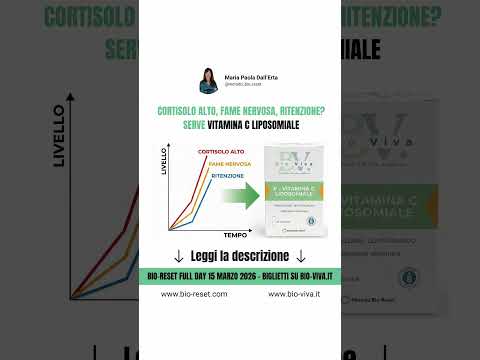 Cortisolo alto? Fame nervosa? Ritenzione? Vitamina c liposomiale bio-viva #metodobioreset #bioviva