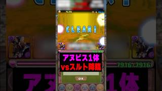 運だけで勝ちました。#アヌビスチャレンジ　#パズドラ #ゆうこる