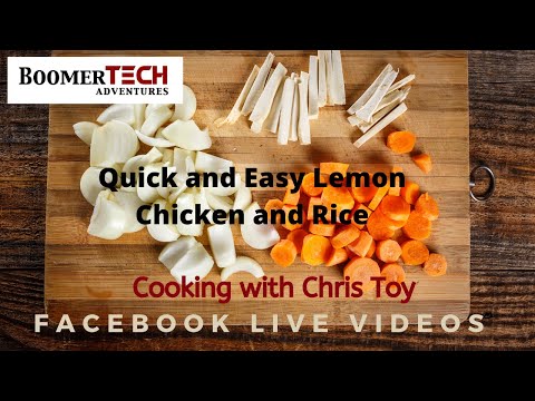 Quick and Easy Lemon Chicken and Rice