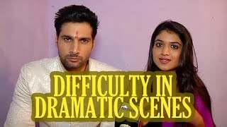 Arjun and Radhika aka Aham and Monica talk about difficulty in dramatical scenes in Manmarziyaan video