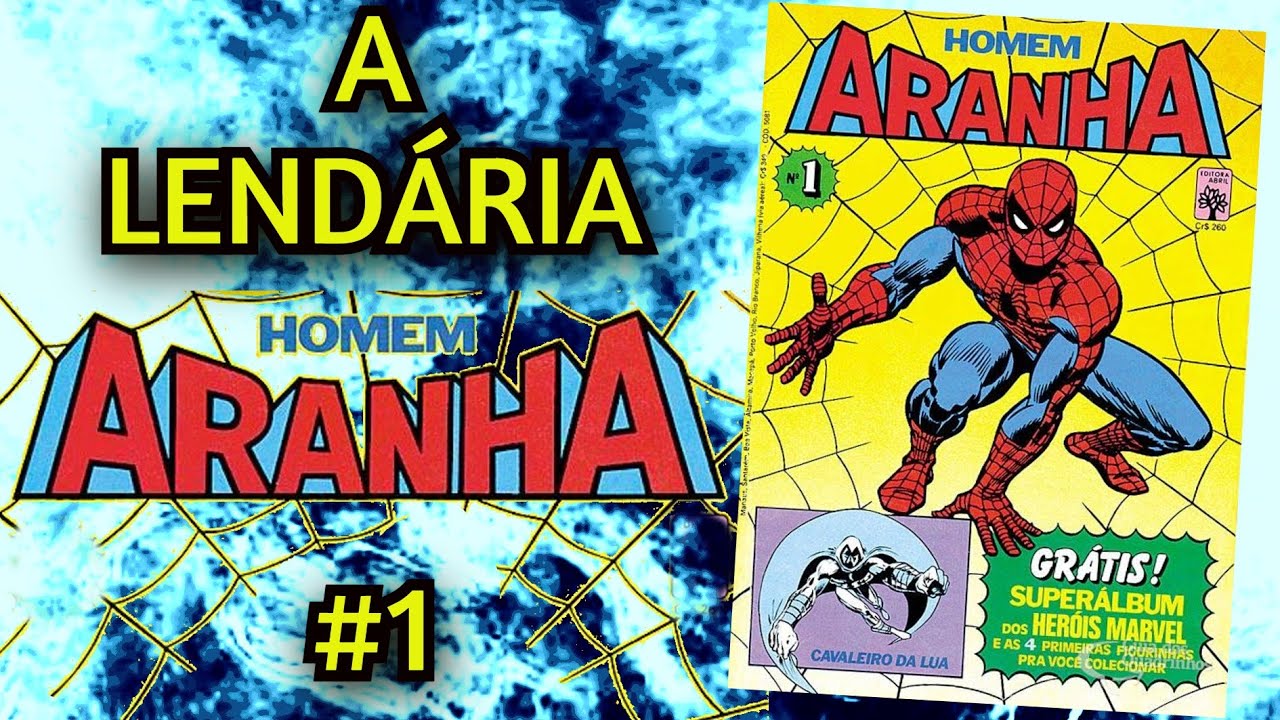 HOMEM ARANHA 1 da ABRIL - PEÇAS DA COLEÇÃO