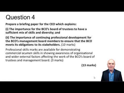 Question 4 September/December 2020 ACCA SBL Exam - Strategic Business Leader - ACCA SBL Revision