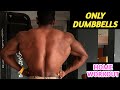 Back Workout With Dumbbells Lat Workout At Home Tamil Back Workout