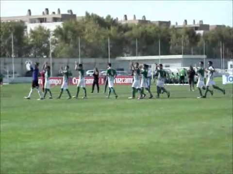 Salida al campo de Betis B y Ceuta y celebración gol de Agudo_xvid.avi
