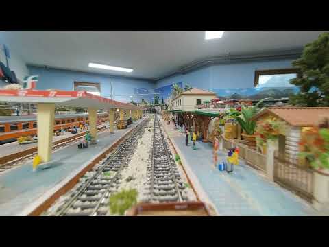 Salite per favore, chiudete le porte, il treno parte. Einsteigen, Türen schließen, der Zug fährt ab.