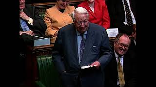 Edward Heath MP, May 9, 2001. Personal Statement. Last House of Commons Speech