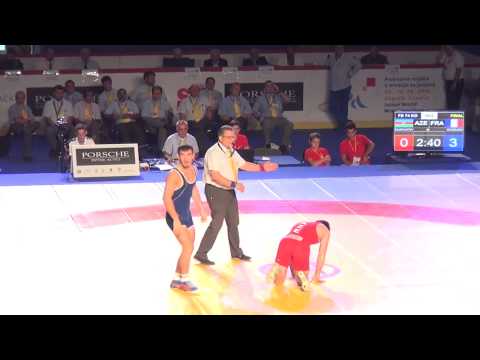 Jr World FS - Khadjiev (FRA) dec. Mukhutov (AZE), 74 kg finals