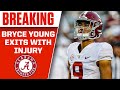 Alabama QB Bryce Young EXITS Game vs Arkansas With Shoulder Injury I CBS Sports HQ
