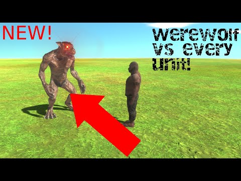 NEW! Werewolf vs every unit |Animal Revolt Battle Simulator