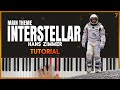 INTERSTELLAR ('Cornfield Chase') by Hans Zimmer | Piano Tutorial (Part1)