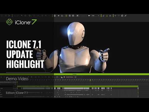iClone 7.1 Update Highlights - New Timeline, Enhanced DOF, Curve Editor