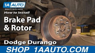 How to Replace Brake Kit 00-02 Dodge Durango