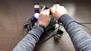 Лампа светодиодная 1W E27 RGB LM3805