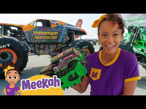 Mini Monster Trucks Go Wild! 💦🔥 | MEEKAH FULL EPISODE | Educational Videos for Kids