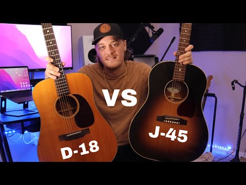 Gibson J-45 Standard VS. 1971 Martin D-18