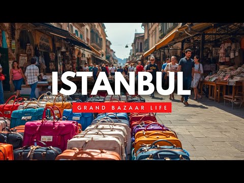 Istanbul, Turkey - The Grand Bazaar Unfiltered: Real Market Life!