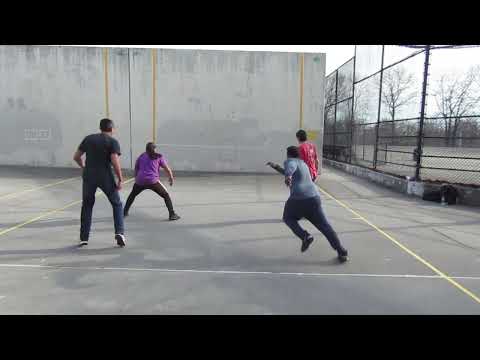 Hoover Park - Steamball - Bravo & Jeff vs Cesar & Gary - Filmed By Handball Social - 3.24.2023