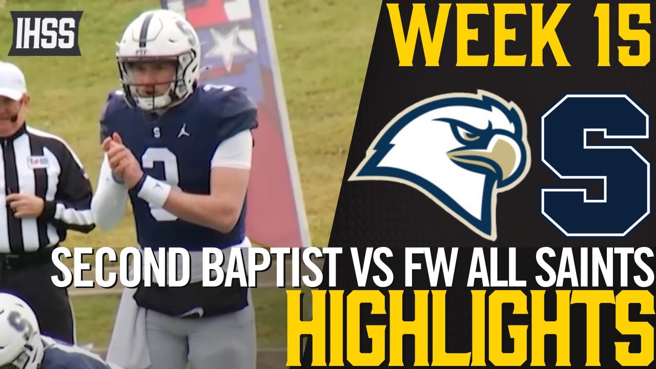 Thrilling TAPPS Division II State Championship Recap! Second Baptist vs. All Saints