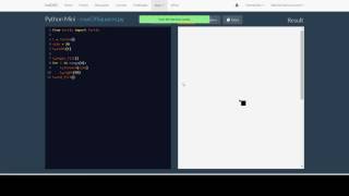 Row of Squares - Python Turtles