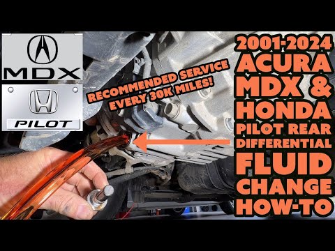 Acura MDX & Honda Pilot Rear Differential Fluid Change How-To