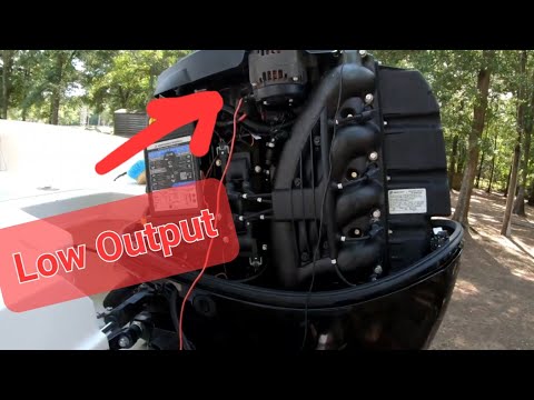 How to change an alternator on a 2018 Mercury 150 four stroke.
